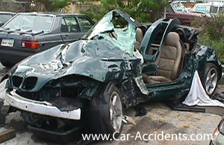 BMW Z3 Crash, Accident